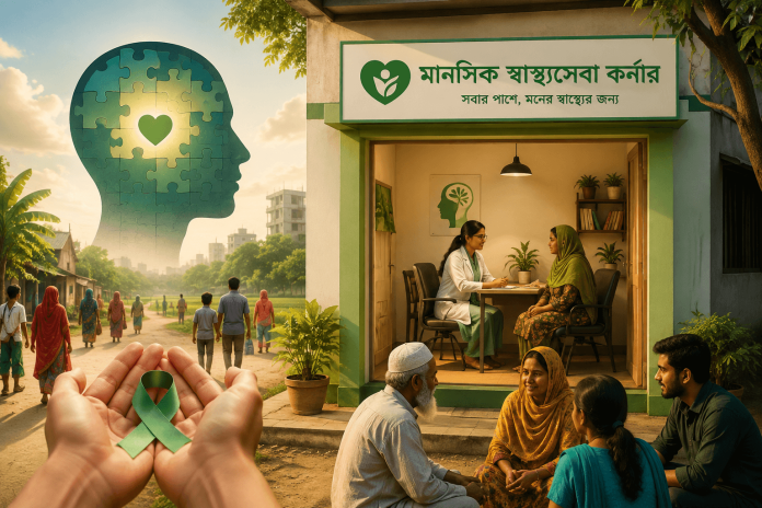 দোরগোড়ায় মানসিক স্বাস্থ্যসেবা: এলাকায় এলাকায় হচ্ছে বিশেষ কর্নার
